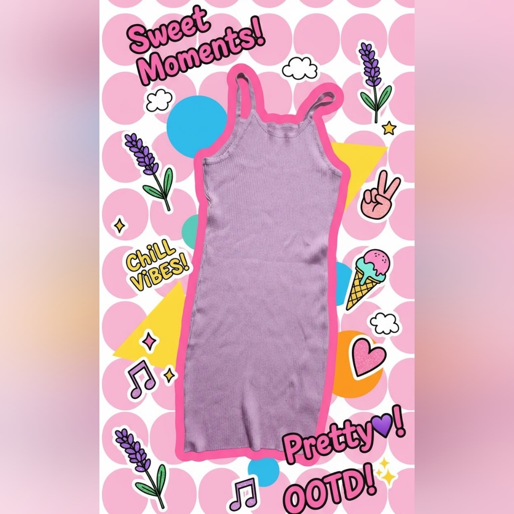 Knitted Lavender Dress